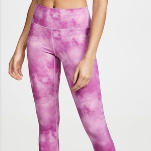 Brand new spiritual gangster pink tie dye leggings